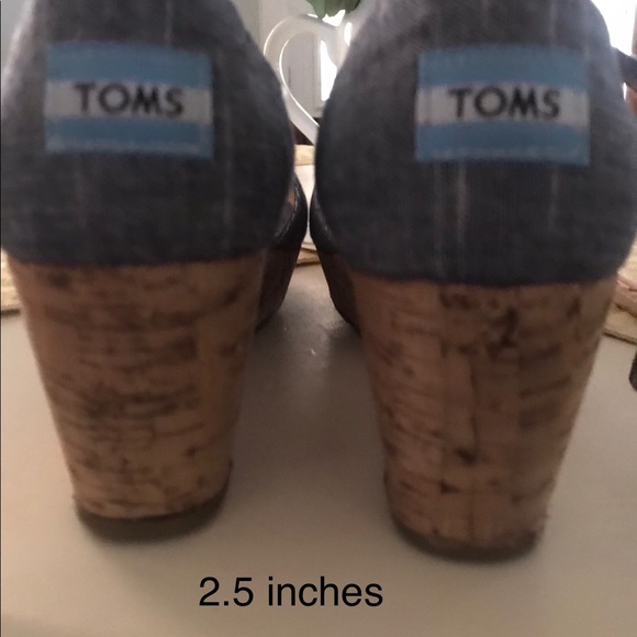 Toms Size 8.5 Chambray - Picture 7 of 7